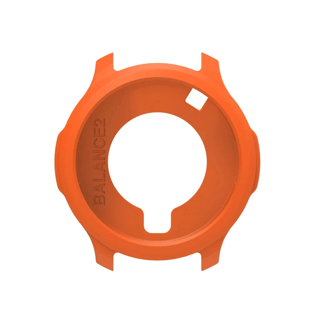 Silicone Protective Case for Amazfit Balance 2 – Hollow Cover Smartwatch Case Oasis Select orange