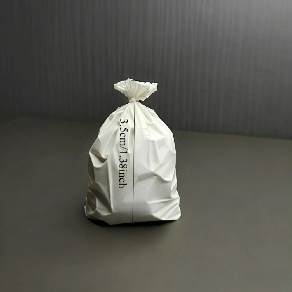 Miniature Trash Bags Sculpture 3pcs Funny Fake Garbage Bags Statues 3D Printed Prank Decor for Home Office Dollhouse Decorations Oasis Select