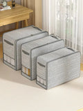 Gray Waterproof Clothes & Quilt Storage Bag with Window S/M/L