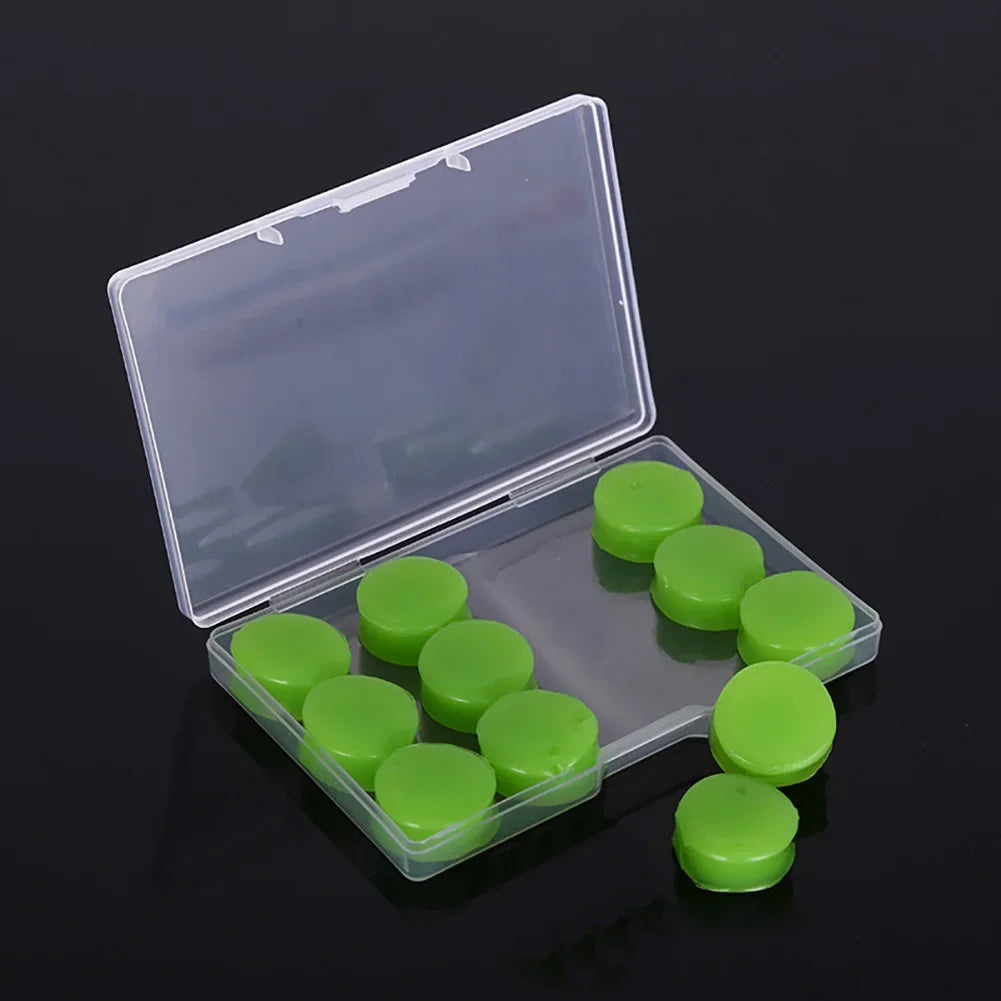 12Pcs Silicone Sleeping Ear Plugs Noise Reduction Anti Snore Sound Insulation Earplug Sleep Ear Protection Reusable Ear Plugs Oasis Select
