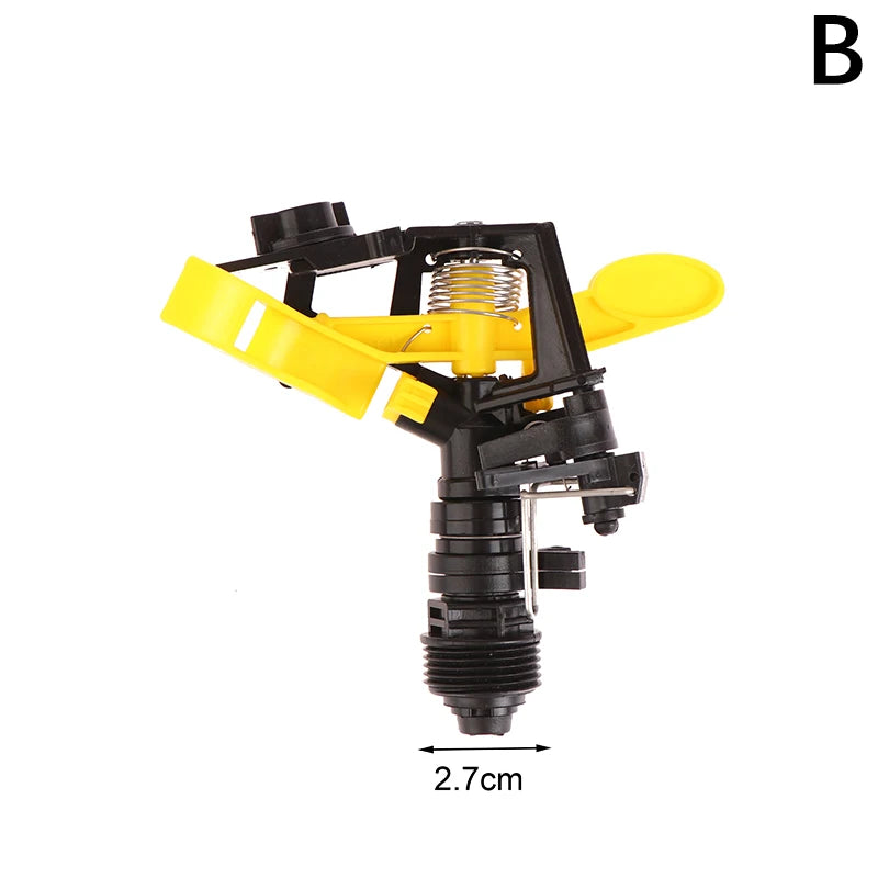 1Piece 1/2" 3/4" Male Thread 360 Degree Rotatable Plastic Sprinklers Rocker Nozzles For Garden Farm Drip Irrigation Sprinklers Oasis Select B
