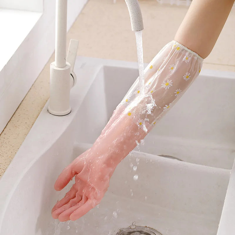 1 Pair Of Thermal Dishwashing Gloves, Thick And Durable, Waterproof Non-slip Oasis Select