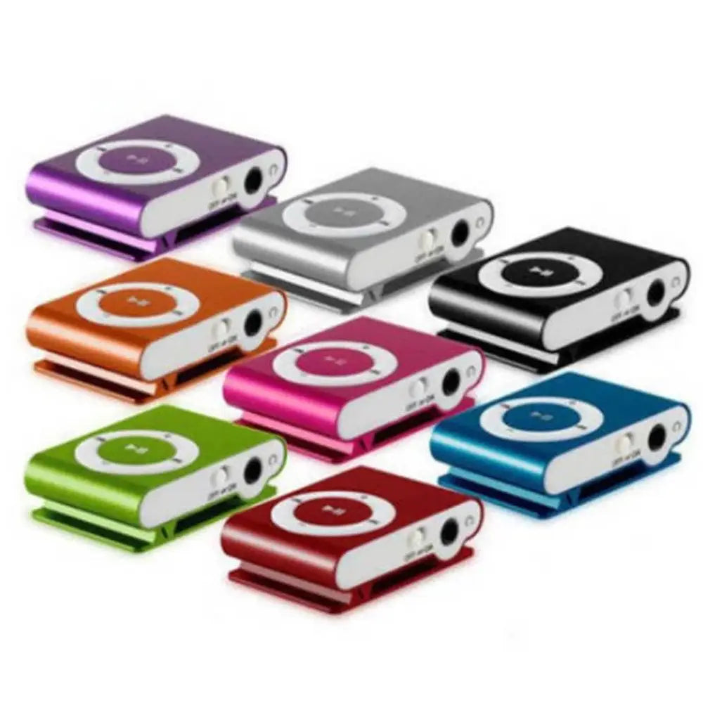 Mini Waterproof Metal Media Player Walkman Mirror MP3 Player Sport MP3 Clip MP3 Music Player Oasis Select