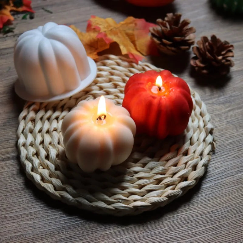 Halloween Pumpkin Silicone Mold Handmade Soap Tools Pastry Aromatherapy Candle Abrasive DIY Holiday Souvenirs Home Decor Gifts Oasis Select