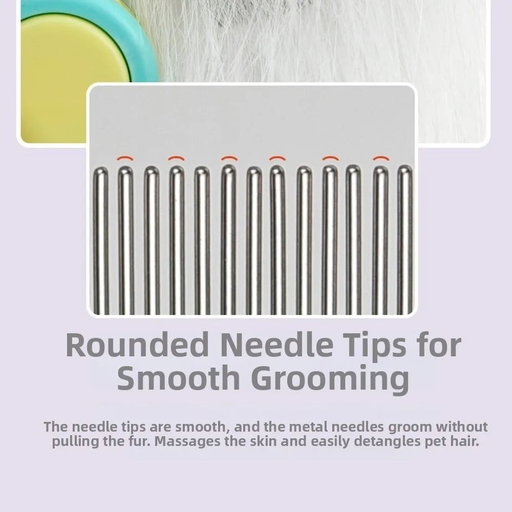 Foldable Double-Sided Flea Comb for Cats & Dogs | Portable