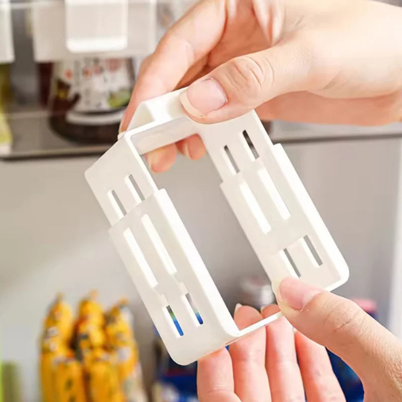 2 Pack Fridge Organizer Storage Box Adjustable Hanging Rack Side Door Container For Kitchen Pantry Basket Produce Washing Oasis Select