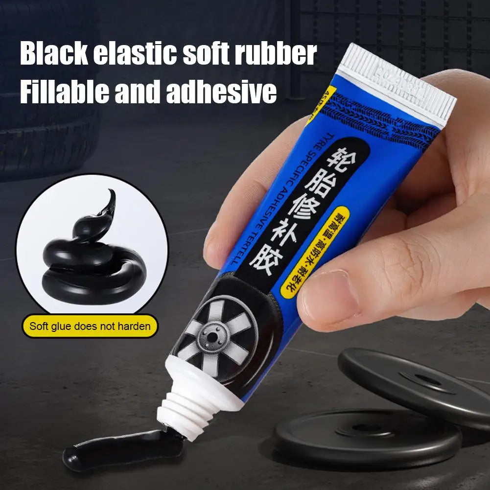 Car Tire Repair Adhesive Waterproof Heat Resistant Strong Glues Auto Instant Liquid Tyre Glue Vehicle Accessories Oasis Select