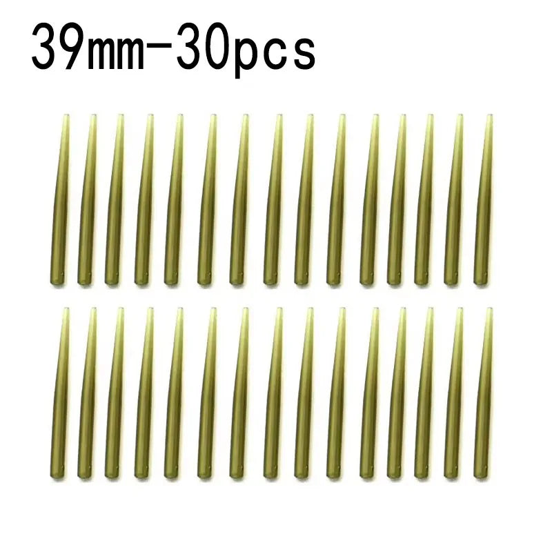 30-150pcs Carp Fishing Anti Entanglement Sleeve Accessories, Helicopter Drilling Rig Oil Pipe Hook Rotating Connector Sleeve Oasis Select 39mm-30pcs