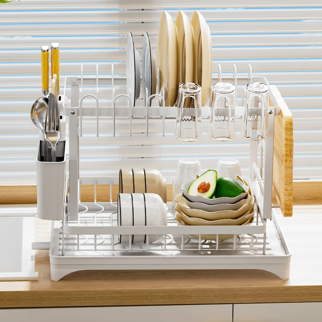 Foldable Kitchen Dish Storage Rack Tableware Drain Rack Plate Cutlery Drain Basket Sink Rack Cupboard Shelf Oasis Select