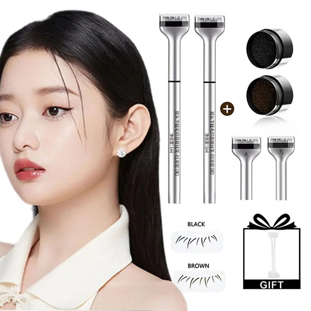 2-in-1 Lower Eyelash Stamp Mascara Stick – Natural & Waterproof Eyelash Stamp Tool Oasis Select