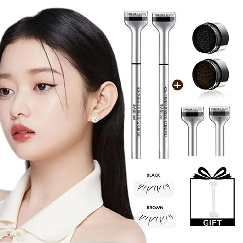 2-in-1 Lower Eyelash Stamp Mascara Stick – Natural & Waterproof Eyelash Stamp Tool Oasis Select