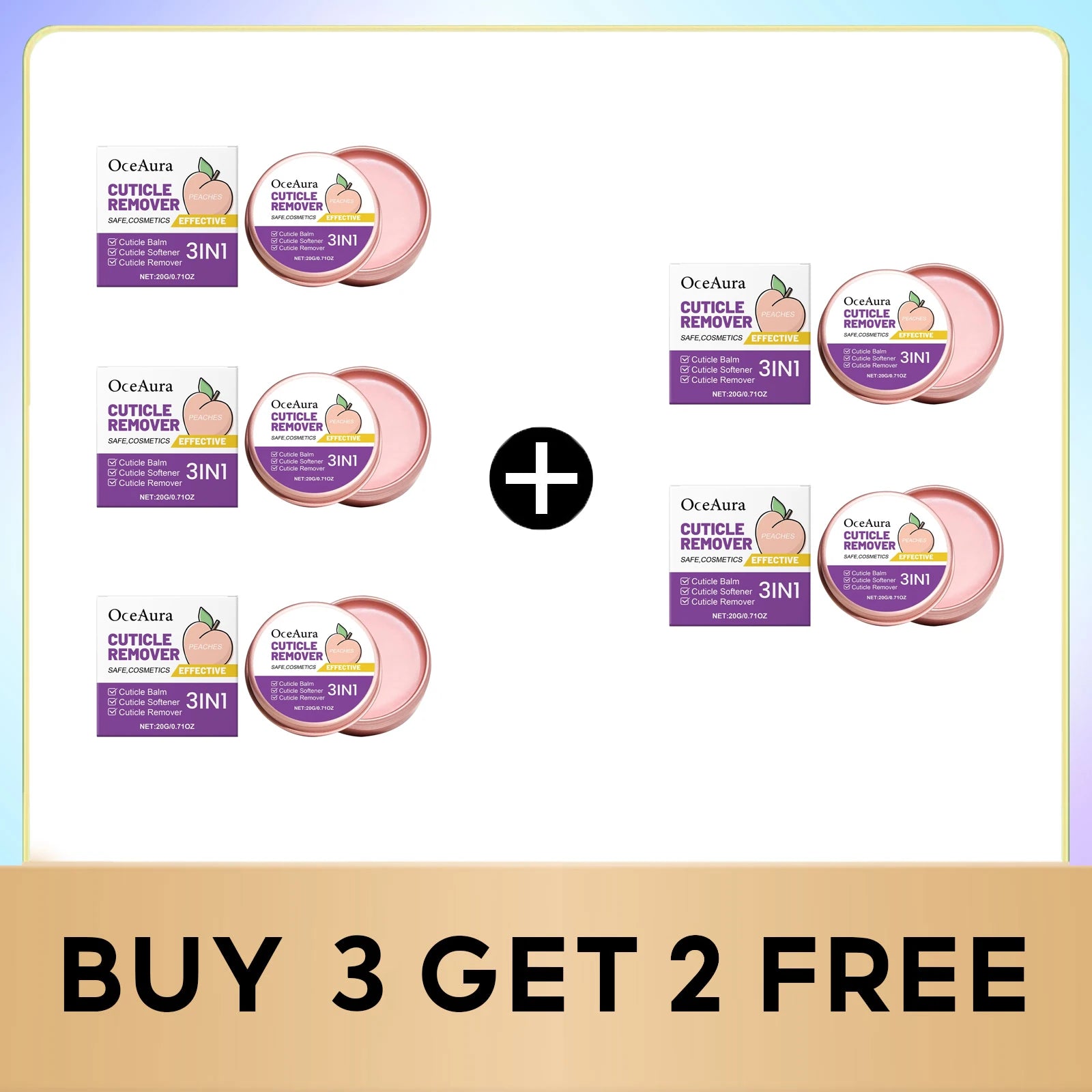 Exfoliating Hand Cream Deep Moisturizing Reduce Dry Rough Soften Calluses Dead Skin Removal Smooth Nail Cuticle Remover Softener Oasis Select Buy 3 get 2 free