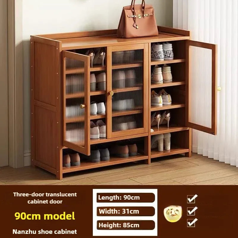 Multi-functional shoe cabinet shoe rack large capacity shoe storage rack dustproof multi-layer shelf Oasis Select Sanmen D