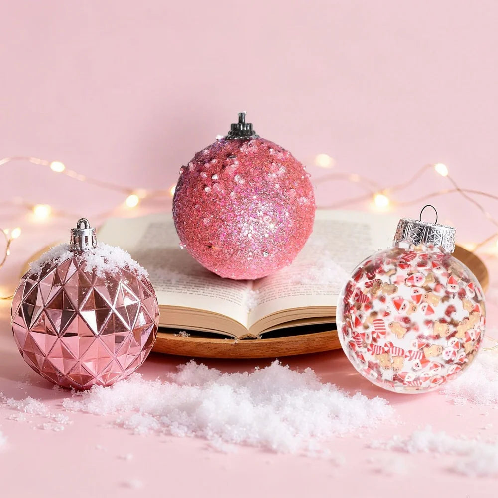9-Piece DIY Painting Christmas Ball Ornaments Set | 6cm Xmas Tree