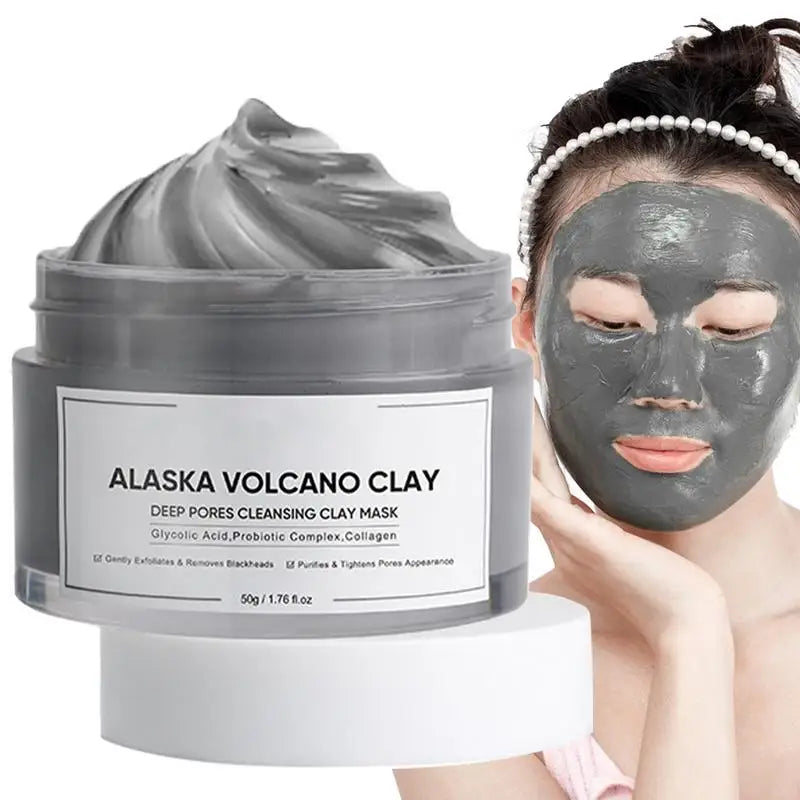 Face Cleansing Mud Mask Deep Cleansing Volcanic Mud Mask For Face Skincare Natural Dead Sea Mud Mask Smearing Volcanic Mud Oasis Select