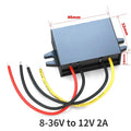 12V 60V 48V 36V 24V to 12V 1A-5A Step-down 60V-12V Buck Truck Boat Car Power Supply Voltage Regulator Transformer DC Converter Oasis Select 8-36V to 12V 2A2S