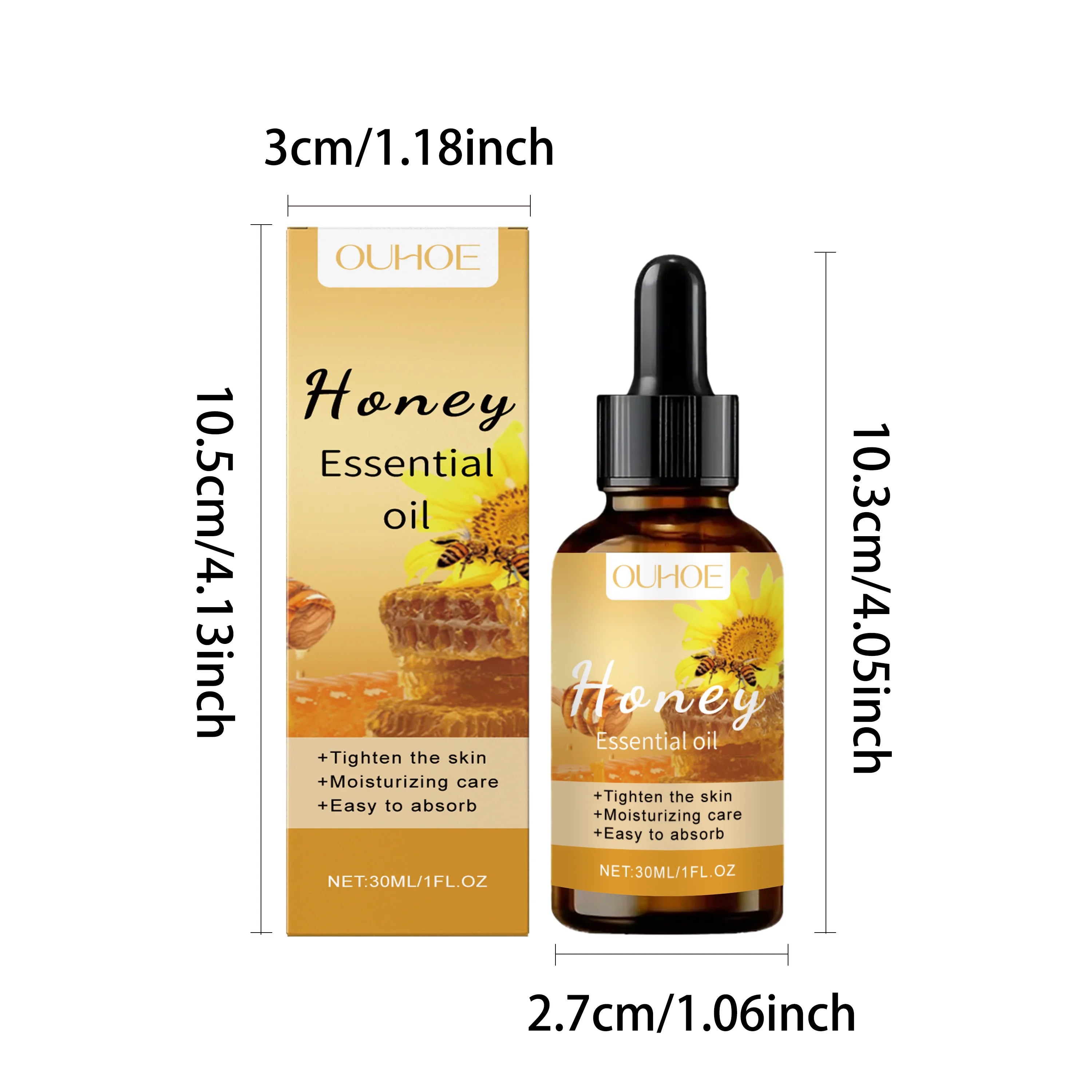 Honey Essential Oil for Face & Body – Deep Moisturizing 30ml Body & Face Oil Oasis Select 30ml Boxed
