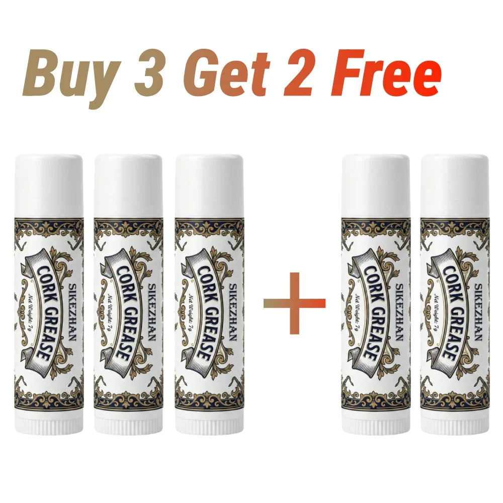Universal Cork Grease for Saxophone Clarinet Flute Oboe Bassoon Woodwind Instrument Smooth Odorless Maintenance Lubricant Care Oasis Select 5PCS