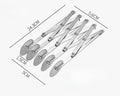 Cutter Dough Divider 3/5/7 Wheel Dough Knife Flexible Roller Blade Pizza Pastry Peeler Stainless Steel Baking Pan Tool Oasis Select 5 rounds