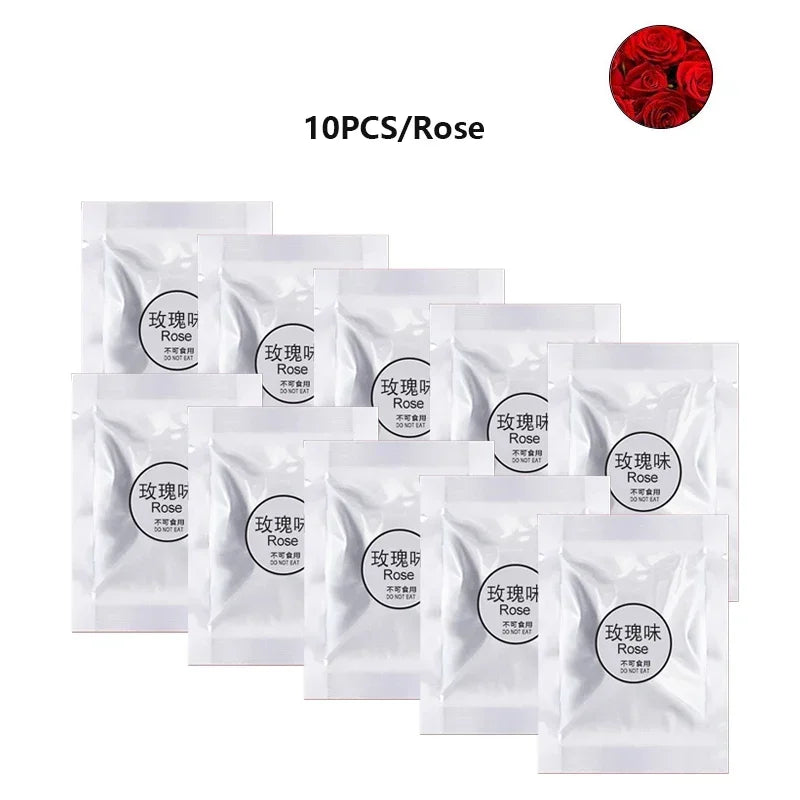 5/10/15pcs Car Air Freshener Supplement Car Vent Perfume Refill Replace Aroma Cotton Pads Perfume Fragrance Interior Accessories Oasis Select Rose-10pcs