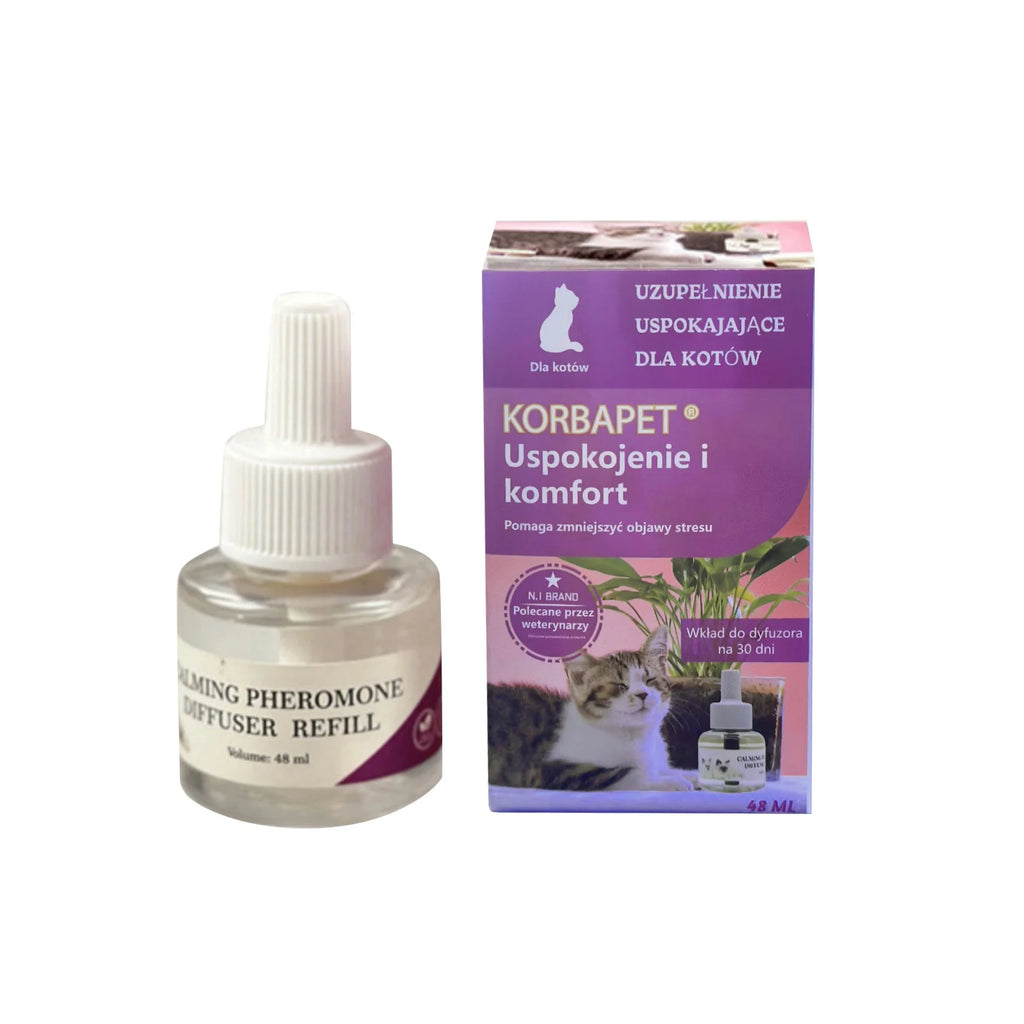 Cat Pheromone Plug-In Diffuser 48ml – Calming Stress Relief Cat Calming Diffuser Oasis Select