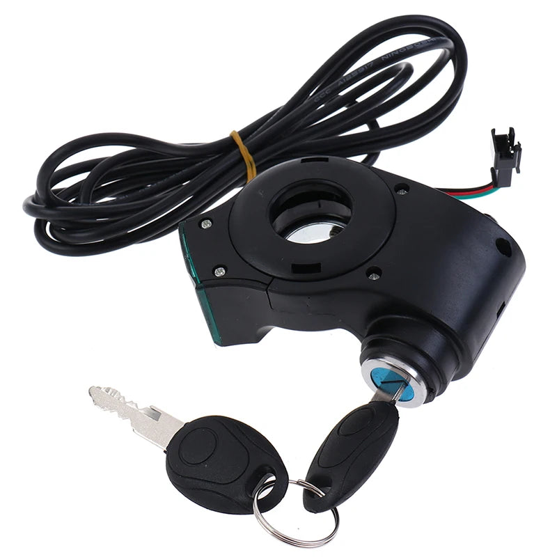 Electric Bicycle Thumb Throttle Voltmeter Digital Voltage Display Switch Power With Key Lock E-Bike Finger Thumb Throttle Oasis Select