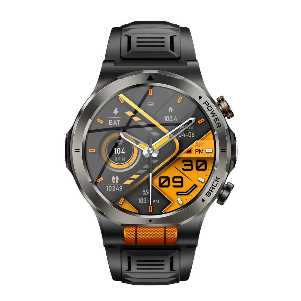 MINGCC 1.43" AMOLED Smart Watch 1100mAh Flashlight Compass