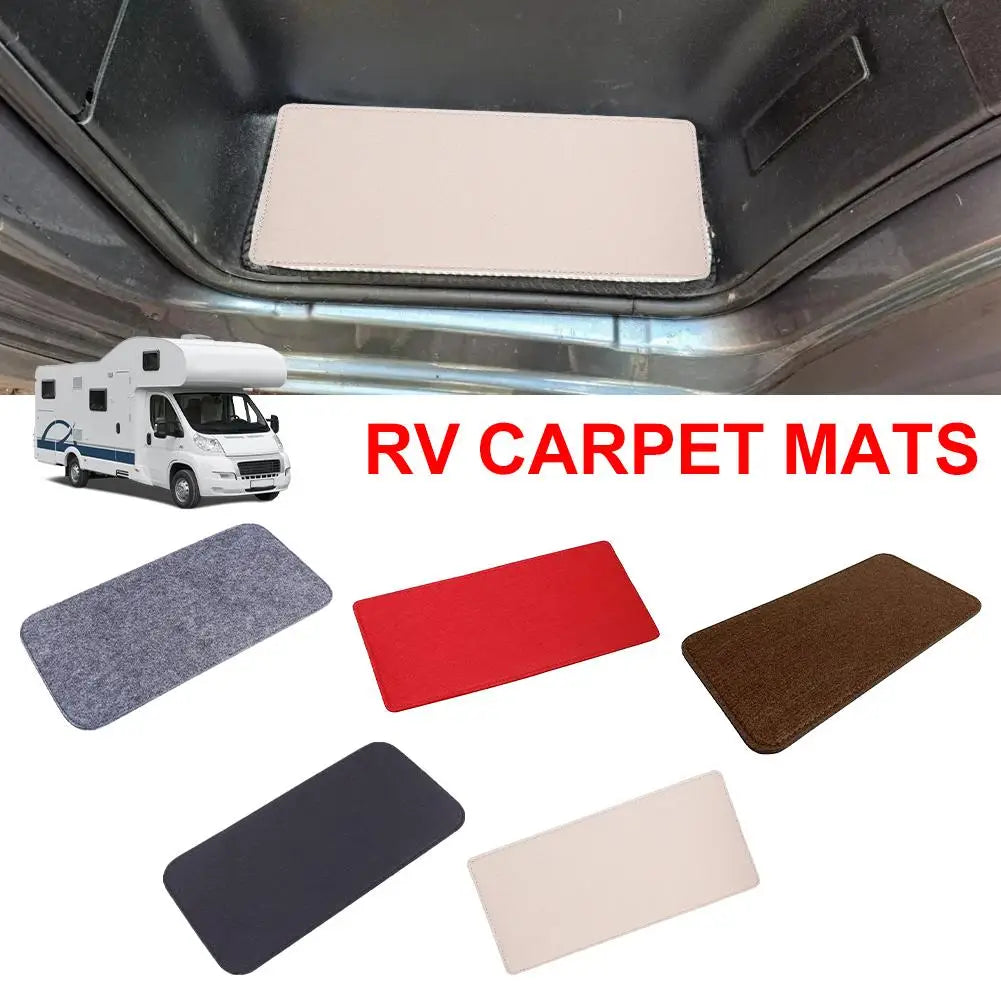 RV Step Mats 2PCS Non-Slip Motorhome Cab Door Floor Mats