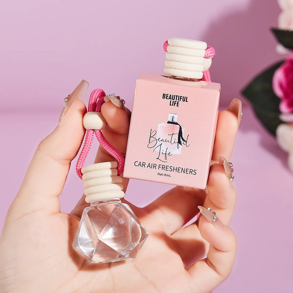 Pink Car Air Freshener Perfume Pendant – Fresh Scent Car Air Freshener Oasis Select 016 Beautiful Life