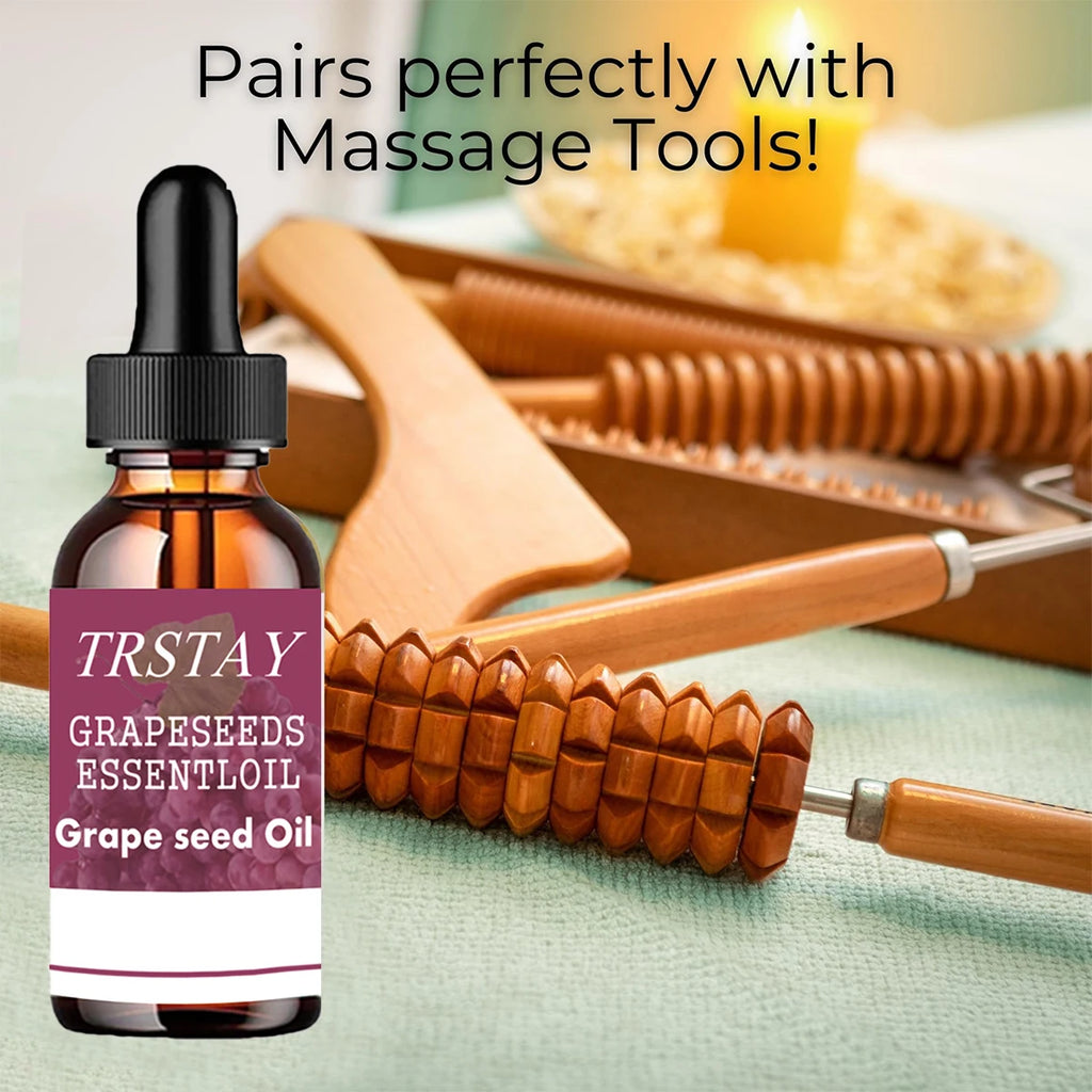 Grape Seed Essential Oil Body & Face Massage Serum | TRSTAY