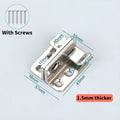 1pc Flip Latch Gate Latches Slide Bolt Latch Safety Door Lock Catch For BarnCabinet Pet Cage Garden Bathroom Garage Window Slid Oasis Select Silver