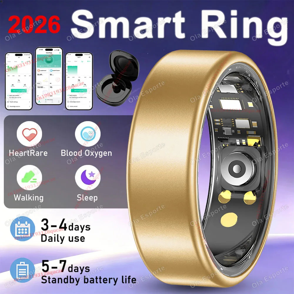 Ola Esporte Smart Ring – Heart Rate, Sleep & SpO₂ Tracker