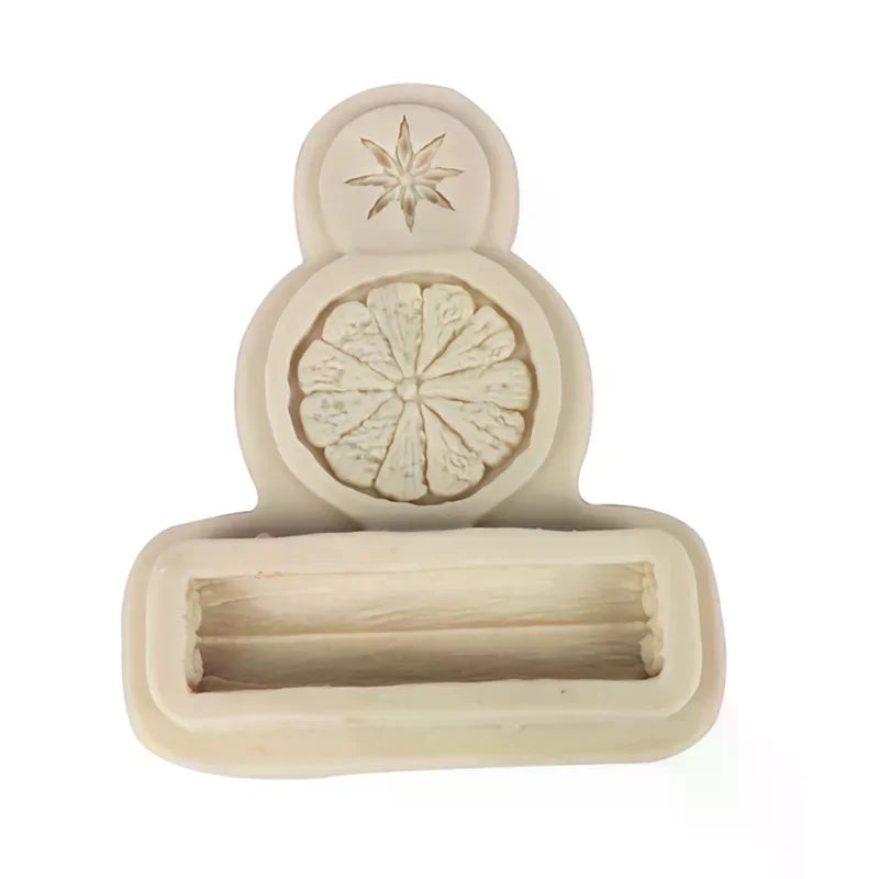 1PC Silicone Baking Mold Cupcake Candy Chocolate Fondant with Lemon Cinnamon Star Anise Designs Cake Decorating Tool Oasis Select