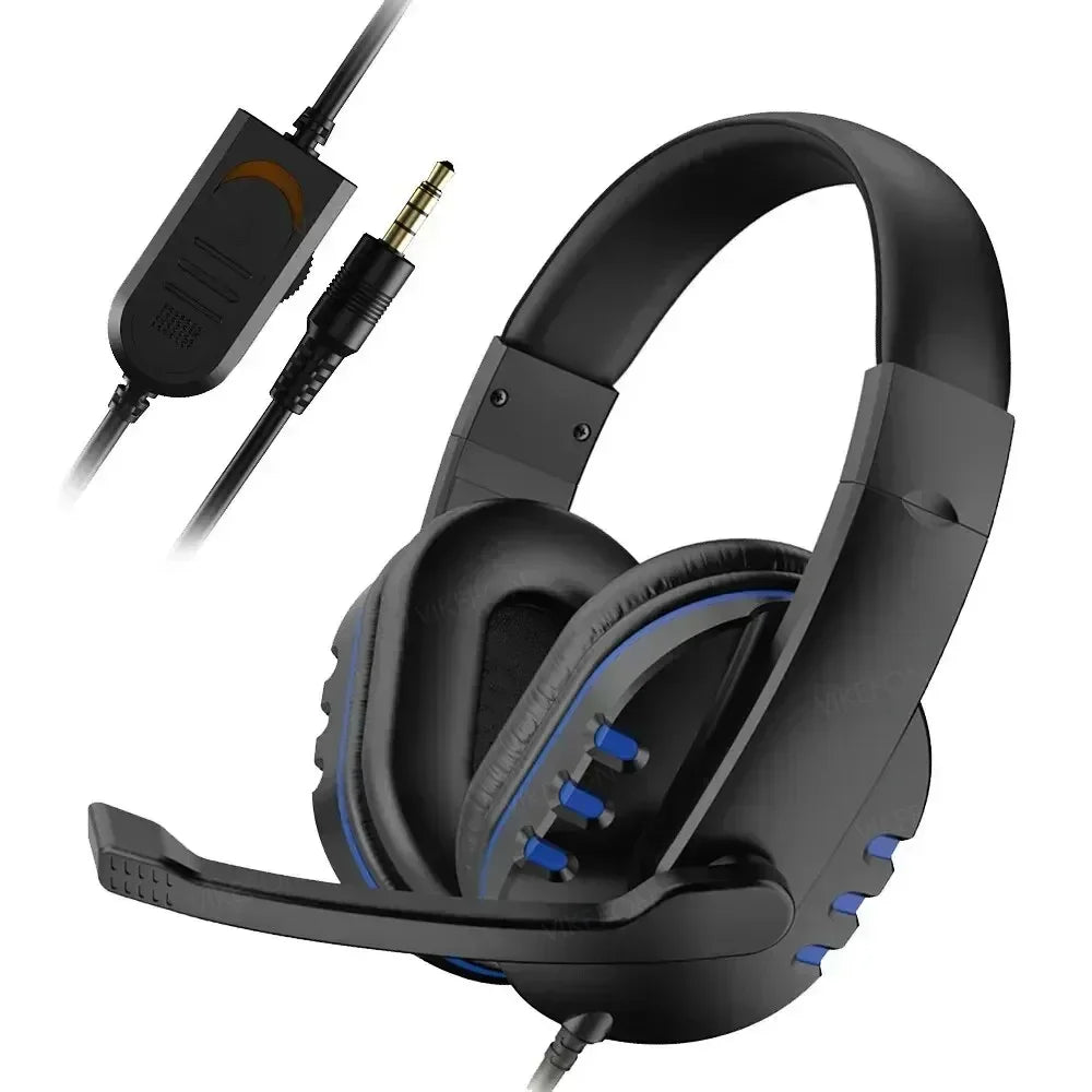 New Upgrade Wired Headset Gamer with Mic Noise Cancelling Headphones For PC Computer Laptop PS4 PS5 Nintendo Tablet Earphones Oasis Select