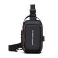 2025New Multifunction Anti-theft USB Shoulder Crossbody Bag Travel Sling Pack Messenger Pack Chest Bag Male Luxury Brand Men Oasis Select A