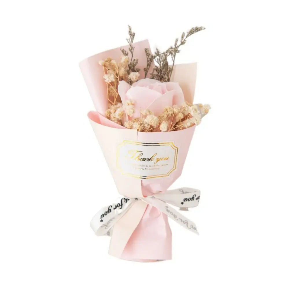 Lifelike Soap Rose Bouquet | Artificial Eternal Roses Gift