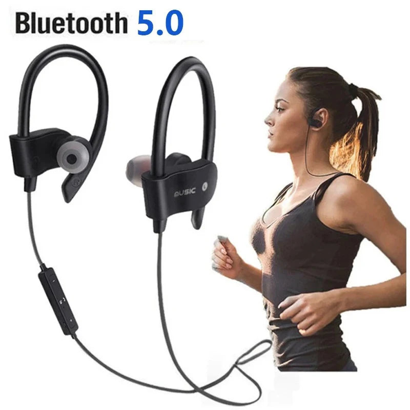 Wireless Headphones Earloop Ear Hook Earbuds Wireless Bluetooth Headset Handsfree Neckband With Mic Bluetooth Earphones Oasis Select