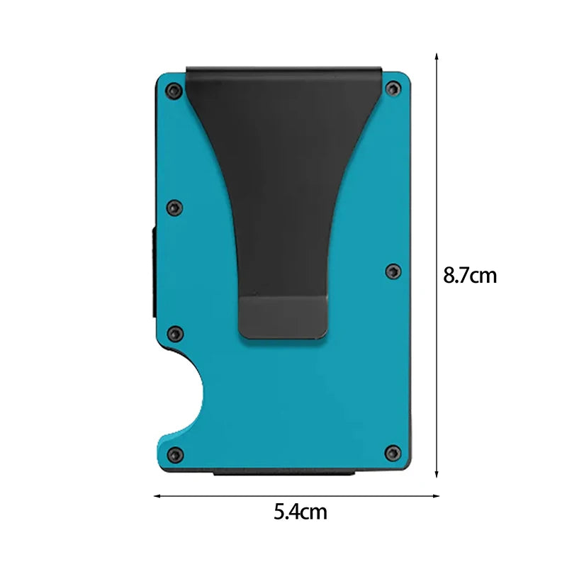 Slim RFID Minimalist Wallet – Card Holder & Money Clip