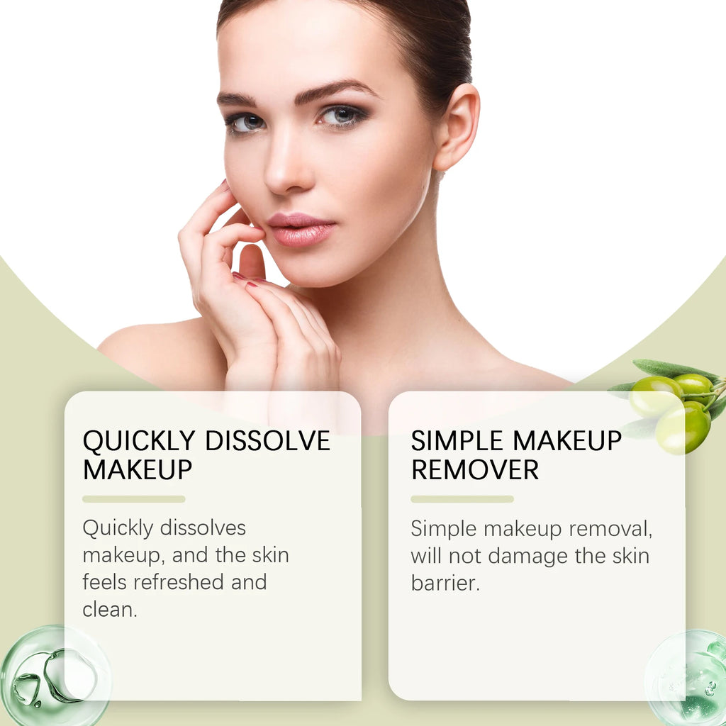 Gentle Makeup Remover Oil Deep Cleansing Pore Dirt Remove Blackhead Refreshing Cleansing Oil Exfoliator Facial Cleansing Makeup Oasis Select
