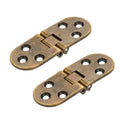 Zinc Alloy Cabinet Hinges 180 degree Door Semicircle Door Hinge Butterfly-shaped Flush Hinges Oasis Select Color 4
