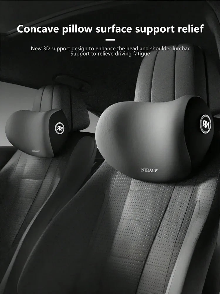 Car Headrest, Lumbar Support, Shoulder Pillow, Car Pillow, Memory Cotton Waist Backrest Cushion, Household Automotive Products Oasis Select