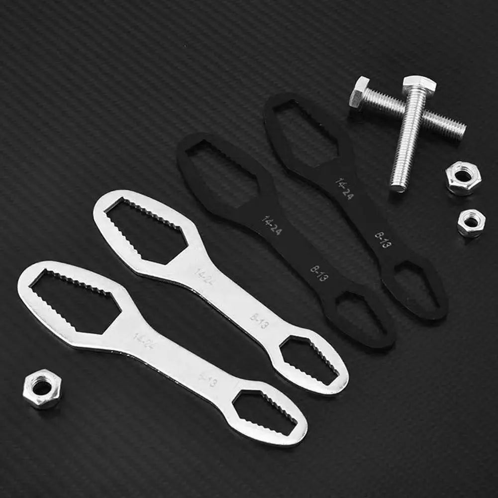 Universal Self-Tightening Adjustable Wrench 8–24mm Hand Tool
