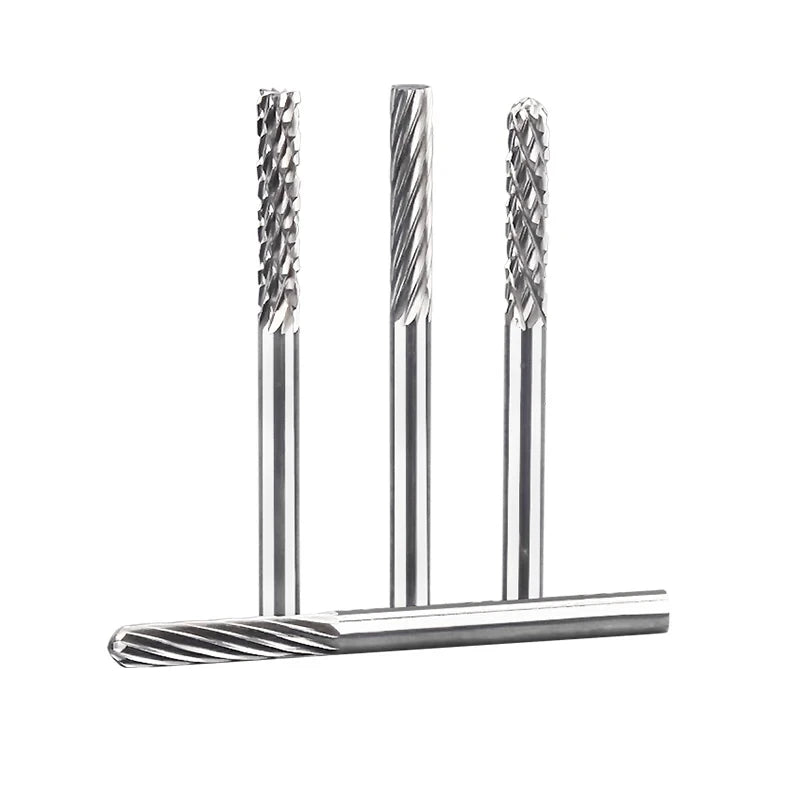 10/1pcs Tungsten Carbide Rotary File hard alloy rotary bur Drill Bit engraving cutter 3mm shank Grinding Head Oasis Select