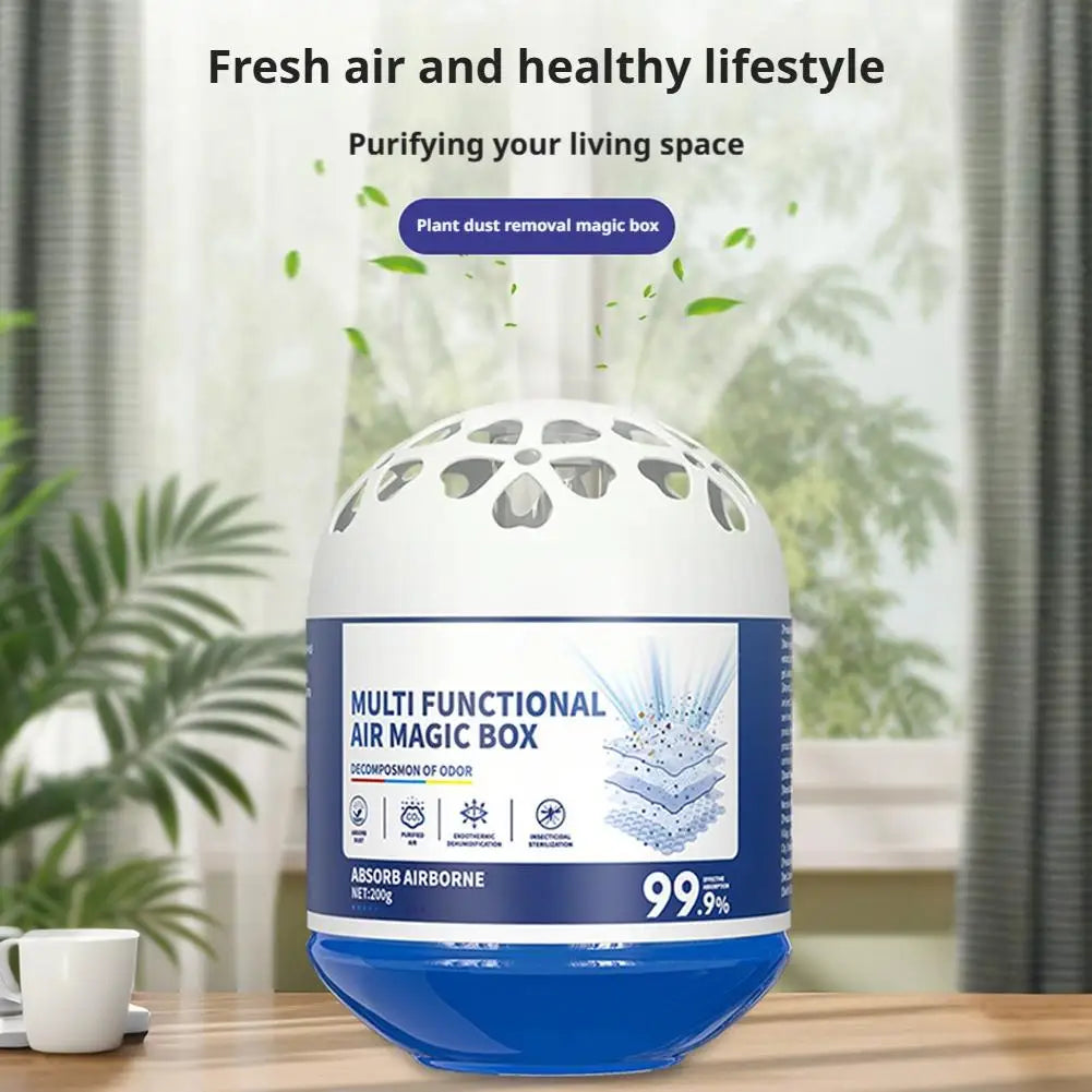 1/2pcs Natural Air Purifying Dust Collector Box Plant Formula for Home Bedroom Living Room Baby Room Kitchen Pet Space 24H Use Oasis Select
