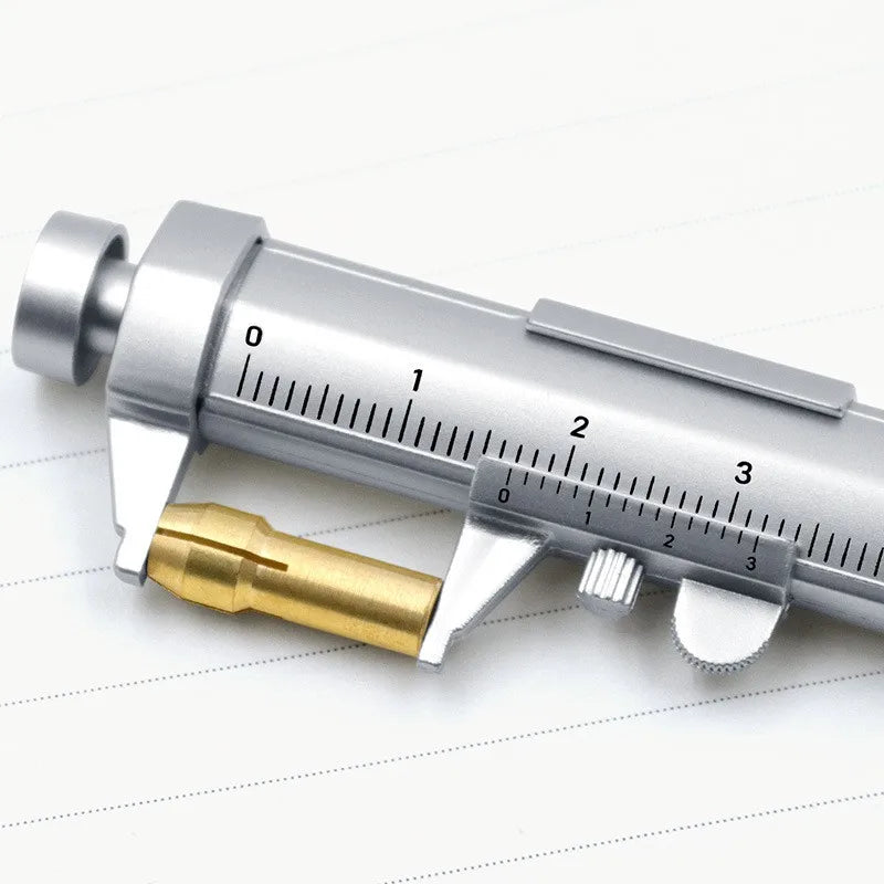 Multifunction Caliper pen Ball-Point 0.5mm ballpoint pen Gel Ink Pen Vernier Caliper Roller Ball Pen Creativity Stationery Oasis Select