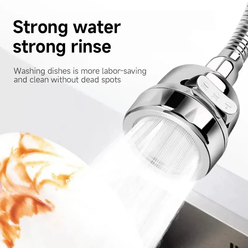 3 Modes Universal Kitchen Faucet Extenders Adapter 360° Rotation Filter Kitchen Gadgets Spray Water Saving Tap Nozzle Oasis Select