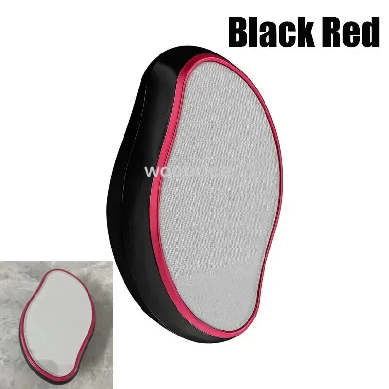 Eraser Depilator Leg Hair Crystal Epilator Hair Physical Hair Removal Eraser Glass Remover Painless Epilator Cleaning Reusable Oasis Select black red
