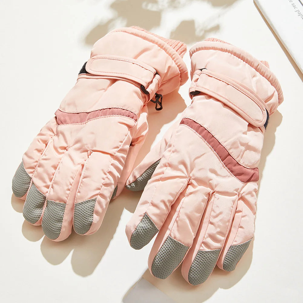 Winter Touchscreen Ski Gloves | Fleece-Lined & Windproof