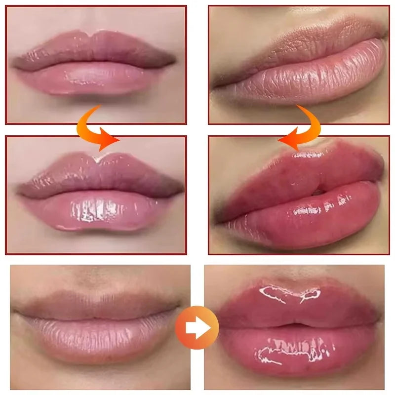 Lip Booster Plumping Serum Oil Hyaluronate Acid Moisturizing Sexy Enhancer Non-Irritating Brighten Fade Lines Plump Products Oasis Select
