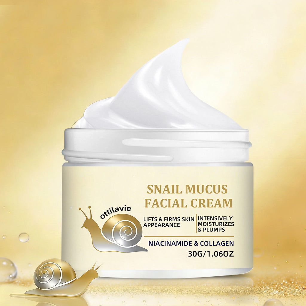 Ottilavie Snail Mucin Facial Cream | Deep Hydration | Nourishing Formula, Suitable for All Skin Types | Daily Skincare Essential Oasis Select